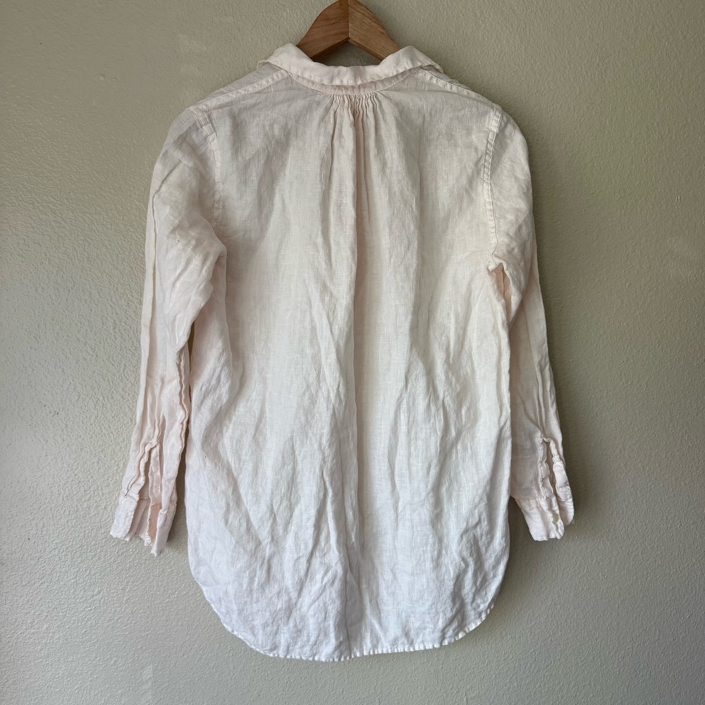 American Colors Soft Cream Blouse - Picture 3 of 3